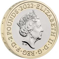 2 Pounds - Elizabeth II 5th portrait, 25th Anniversary £2