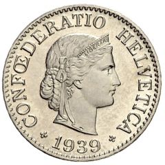 10 Rappen Libertas, nickel