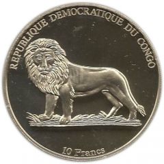 10 Francs 1936 Jaguar S.S. 100