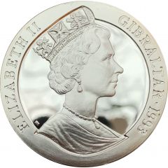 1 Crown - Elizabeth II H.M.S. Hood, Silver Proof