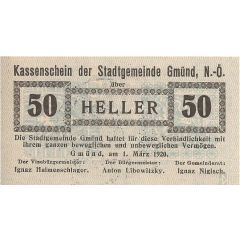 50 Heller Gmünd