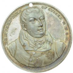 Medal - George III Freemasons` Hall, silver