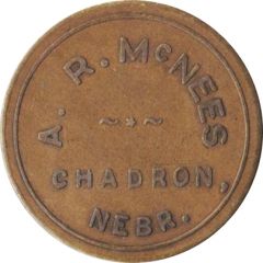 50 Cents - A.R. McNees Chadron, Nebraska
