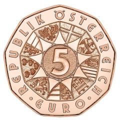 5 Euros Dance Away, copper