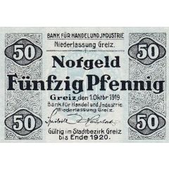 50 Pfennig Bank für Handel und Industrie