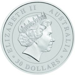 30 Dollars - Elizabeth II 4th Portrait - Koala - Silver Bullion Coin