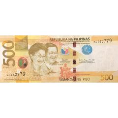 500 Piso Without horizontal lines