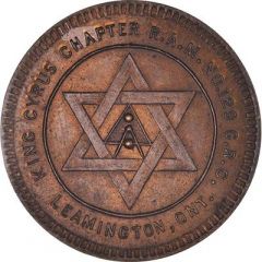 Masonic Penny - King Cyrus Chapter No. 129 Leamington, Ontario