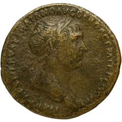 Sestertius - Trajan SENATVS POPVLVSQVE ROMANVS S C