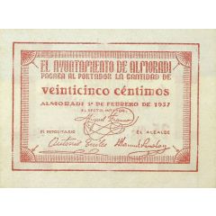 25 Céntimos Almoradí