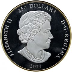 250 Dollars - Elizabeth II Maple Leaf Forever