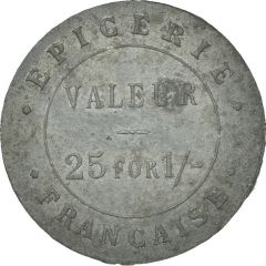25 for 1 Shilling Epicerie Francaise, Jersey