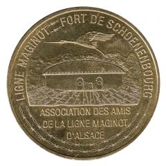 Jeton touristique - Monnaie de Paris - Ligne Maginot - Fort de Schœnenbourg