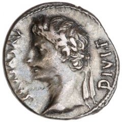 Denarius - Augustus IMP XII