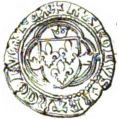 Small Blanc with crowns - Charles VIII