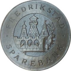 Medal - Fredrikstad Sparebank 124 years