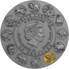 5 Dollars - Elizabeth II Stymphalion Birds