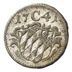 1 Pfennig - Charles Albert