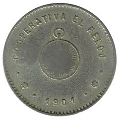 1 Peseta - Co-operative El Reloj