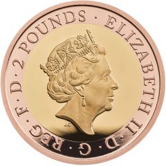 2 Pounds - Elizabeth II Mayflower, Gold Proof