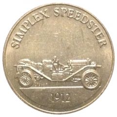 Token - Sunoco Antique Car Coins - Series 1 Simplex Speedster