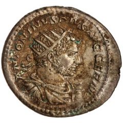 Antoninianus - Caracalla P M TR P XVIII COS IIII P P, Sol