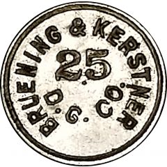 25 Cents - Bruening and Kerstner Dry Goods Co.