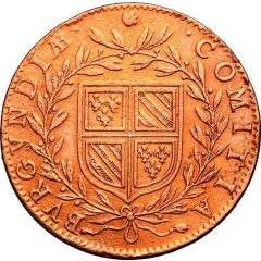 Jeton - Louis XIII - États de Bourgogne - Résistance de Saint-Jean-de-Losne