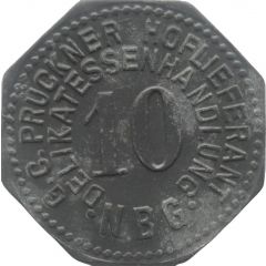 10 Pfennig - Nürnberg G.C. Prückner Hoflieferant