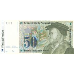 50 Francs 7th series, reserve banknote