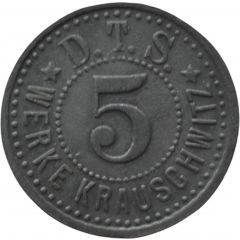 5 Pfennig - Krauschwitz D.T.S. Werke
