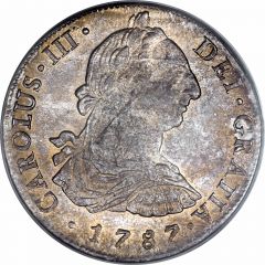 8 Reales - Carlos III Colonial Milled Coinage