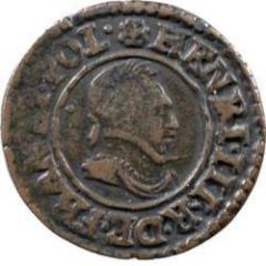 Denier Tournois - Henri III Saint-Lô, 2nd type