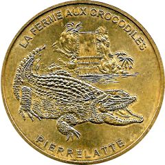 Monnaie de Paris Tourist Token - Pierrelatte La ferme aux crocodiles