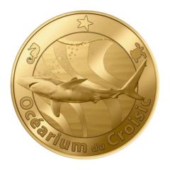 Jeton touristique - Monnaie de Paris - Océarium du Croisic - Le requin
