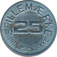 25 Spillemærke - Indløses Ikke