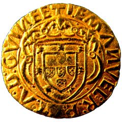 Cruzado - Manuel I Lisboa mint