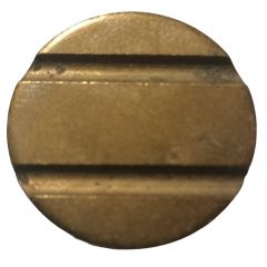 Blank Token with 2 grooves, 22mm