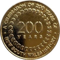 Medal - First State `88 - NSW 200 Years Event Medal