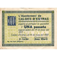 1 Peseta Caldes d`Estrac