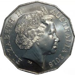 50 Cents - Elizabeth II 4th Portrait - Anzac Spirit - Resourceful