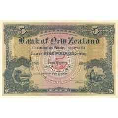5 Pounds Bank of New Zealand, With text on back