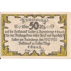 50 Pfennig Volksbank