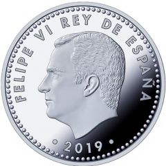 10 Euros - Felipe VI Landing on the Moon