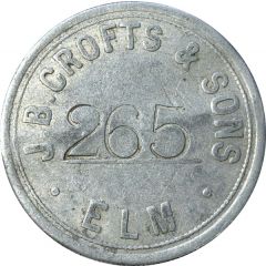 10 Shilling - J. B. Crofts and Sons Elm, Cambridgeshire