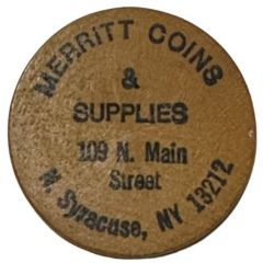 Wooden Nickel - Merritt Coins and Supplies Syracuse, New York