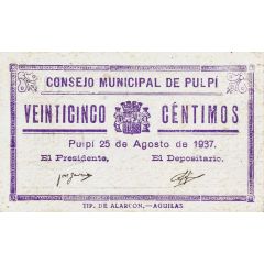 25 Céntimos Pulpí
