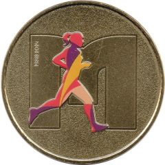 Jeton touristique - Monnaie de Paris - Paris 2024 - Médaillon M - Marathon