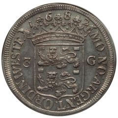 3 Gulden Piedfort of double weight