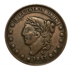 Hard Times Token - Liberty / Webster Ship token